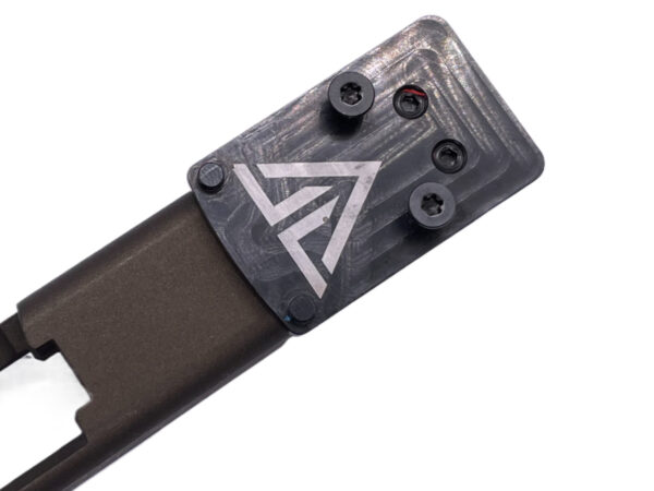 Versa Tactical SightSecure Dovetail Optic Mounting Plate installed on a Glock 17 slide