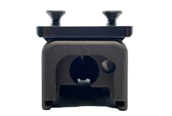 Versa Tactical SightSecure Glock Dovetail Optic Mount Installed on Glock 17 Slide Rear View