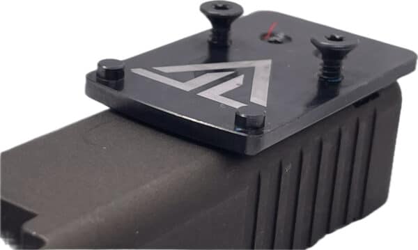 Versa Tactical SightSecure Dovetail Optic Mounting Plate installed on a Glock 17 slide
