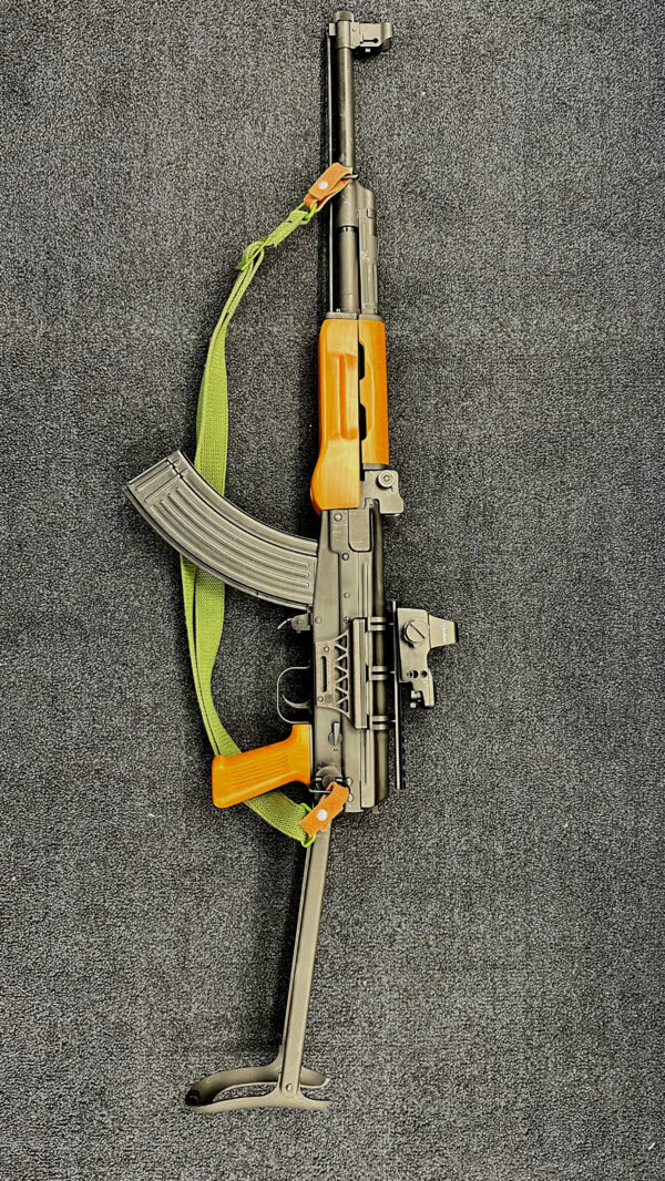 Type81M With Versa Tactical T81 Optic Mount With Wood Furniture and retracted stock